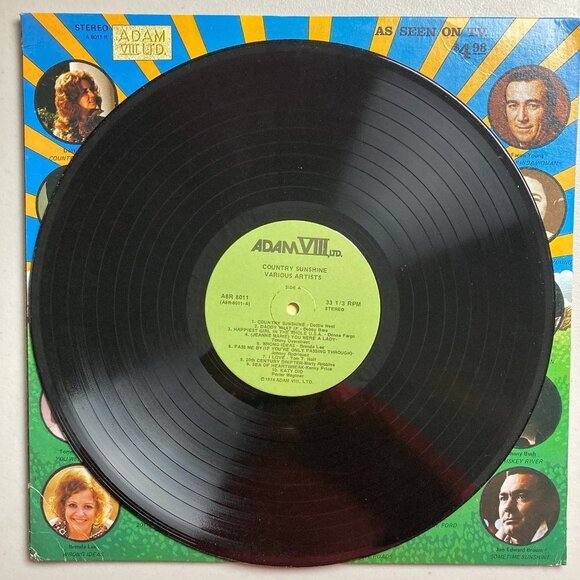Country Sunshine Vinyl Record Album LP Classic Country Music Various Artists - Picture 4 of 4